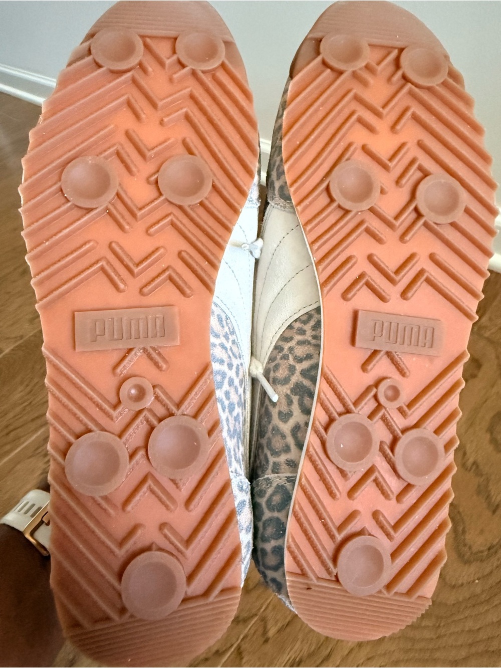 Puma Arizona Leopard Print Sneakers with Cream Accents - Picture 4 of 4